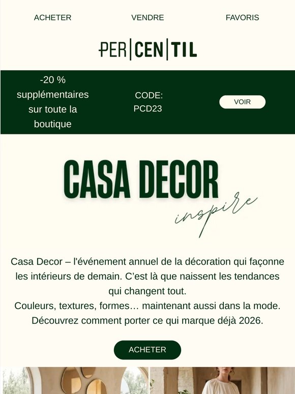 Casa Decor influence déjà ce que vous allez porter😍