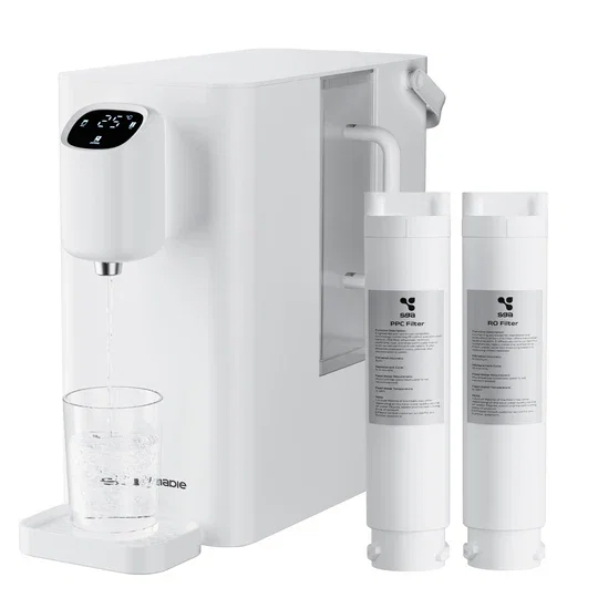 Ciarra x Susgreenable 4-in-1 RO Purifier – 3s Instant Hot Water & Built-in Filter, No-Installation 3:1 Efficiency SGIWDR04-W
