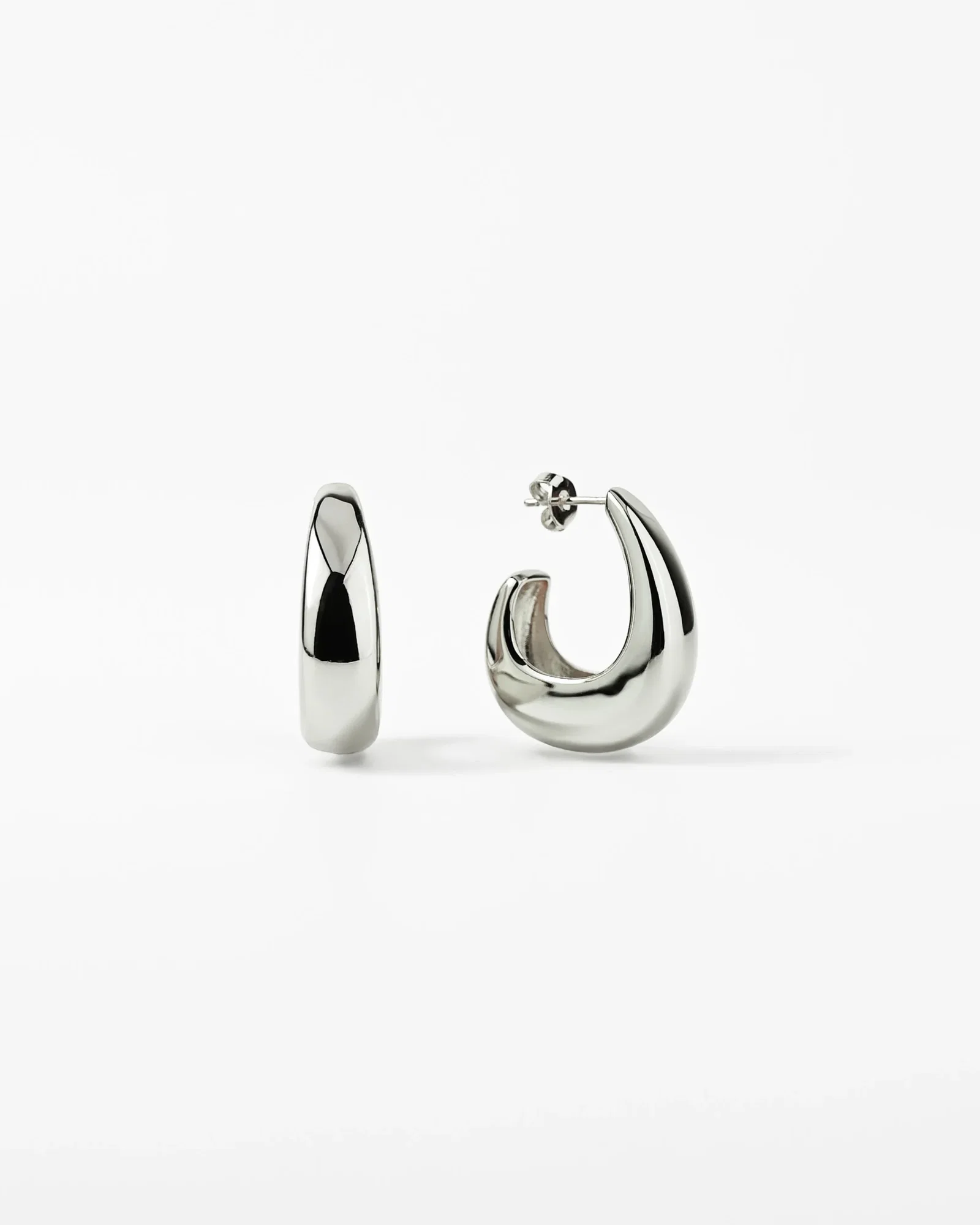 Image of Studio Hoops Silver