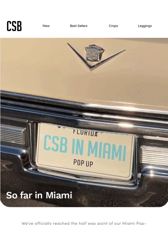 So far in Miami...