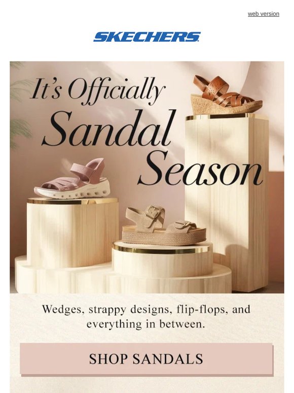 It's officially sandal season 👡