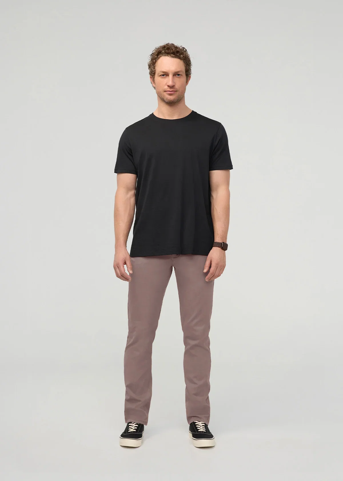 Image of Live Lite Slim Straight Chino - Hazy Mauve