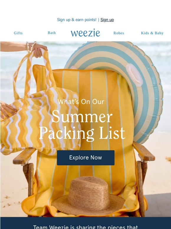 Team Weezie Picks ☀️