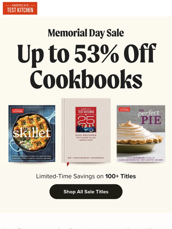 Shop our Memorial Day Sale till Tuesday