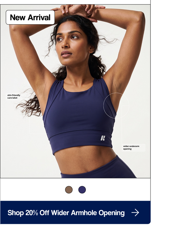 Shop 20% Off Wider Armhole Opening