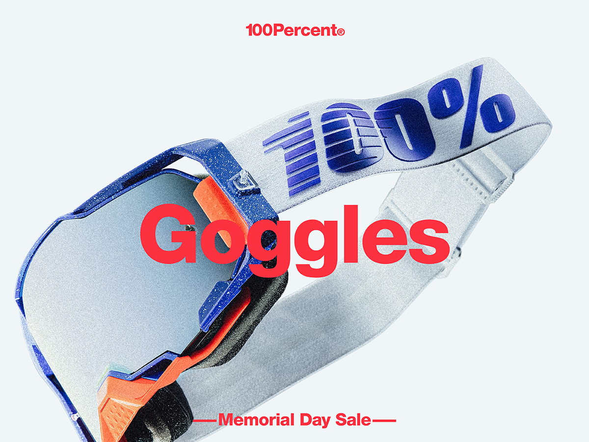 100Percent® Goggles — Memorial Day Sale