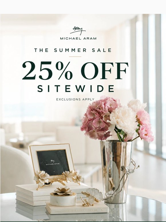The Summer Sale | 25% Off Sitewide
