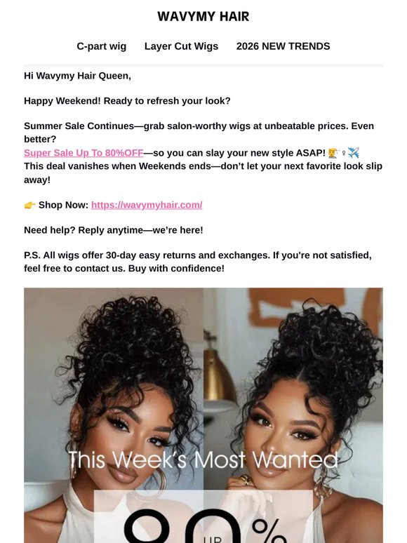 Most-Wanted & up to 80% OFF