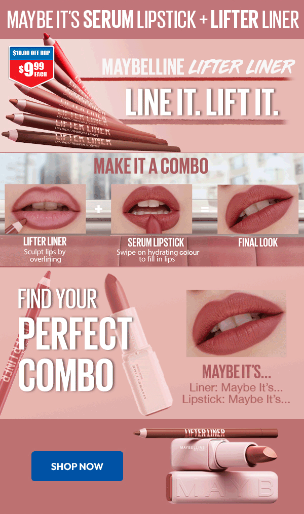 Maybelline Lifter Hydrating Longwear Lip Liner now 1/2 price off RRP