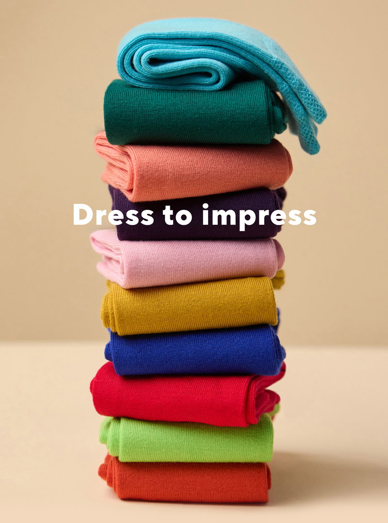 Dress to impress for the occasion- 4 pairs of bamboo Colour Burst for £9.99!