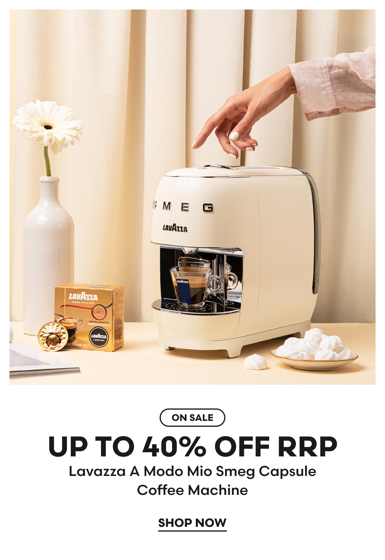 Lavazza A Modo Mio Smeg Capsule Coffee Machine