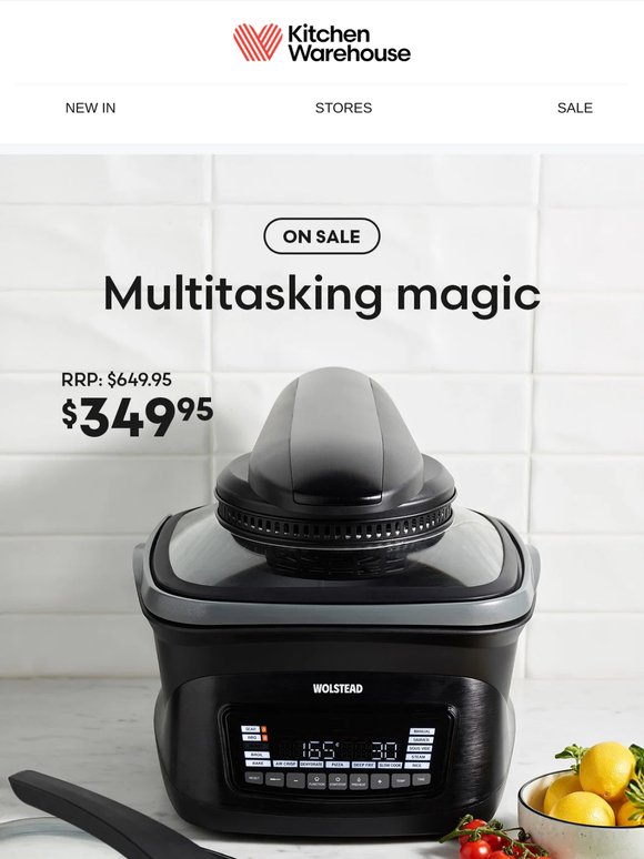 ON SALE: Wolstead Cookmaster 14-in-1 Multi Cooker Air Fryer