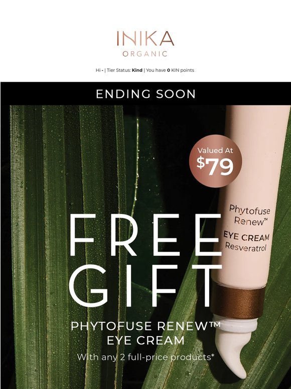Last Chance: Your FREE Eye Cream awaits...