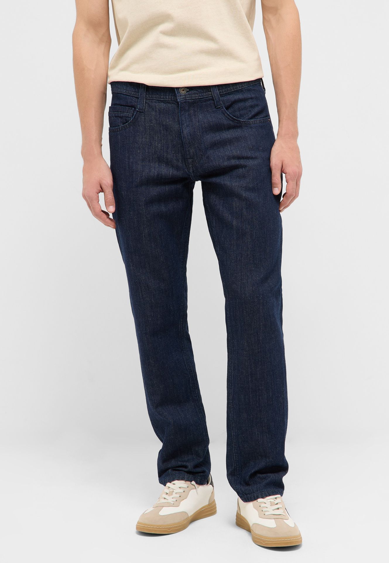 Jeans Style Denver Straight Linen mit Leinenanteil