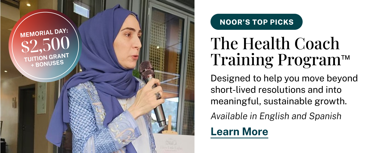 The Health Coach Training Program: $2,500 Tuition Grant