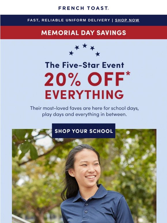 ✨ LAST DAY ✨ 20% off everything
