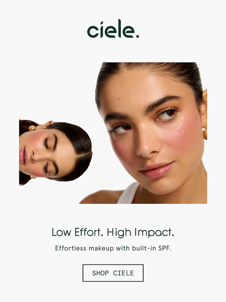 Two female models wearing makeup with built-in SPF