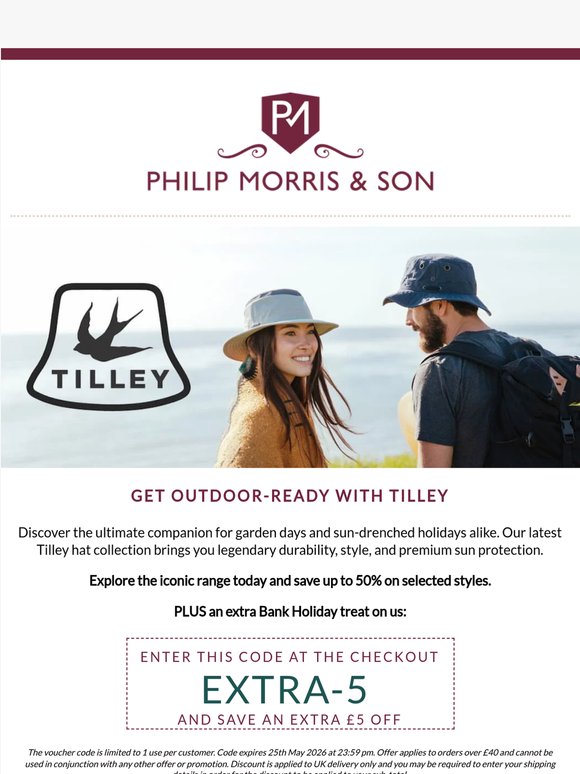 Ready for Sunny Days? Start with Tilley Hats ☀️