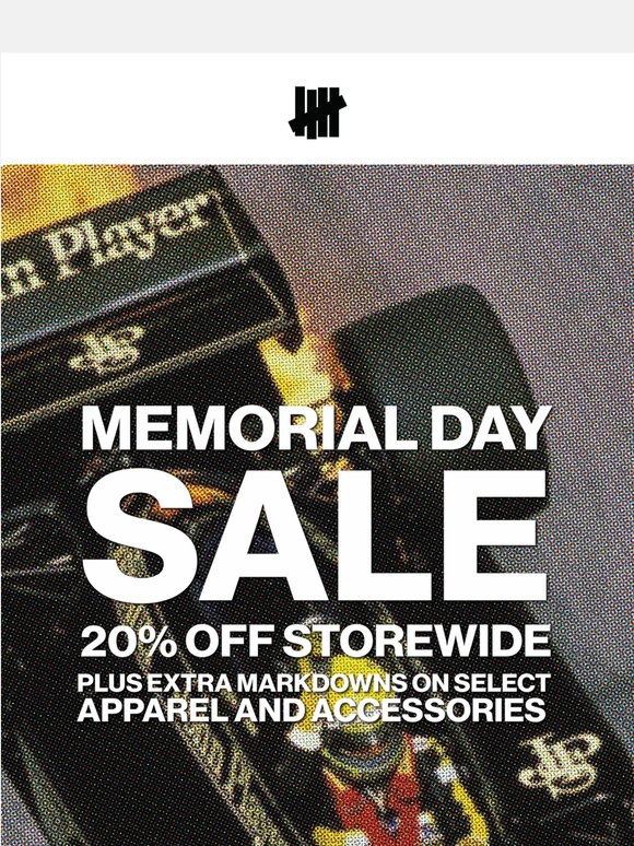 UNDEFEATED Memorial Day Sale