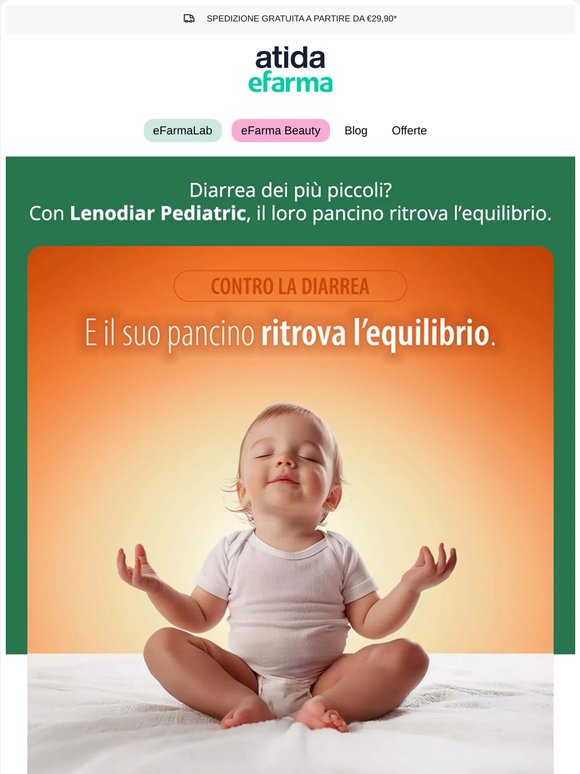 👶 Lenodiar Pediatric: 10% di Sconto per te!