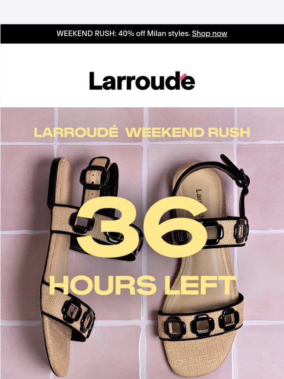 Those Shoes Everyone's Wearing? 36 Hours Left.
