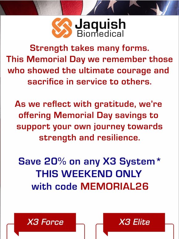 💰 Memorial Day Savings are LIVE! 💰 This Weekend Only!