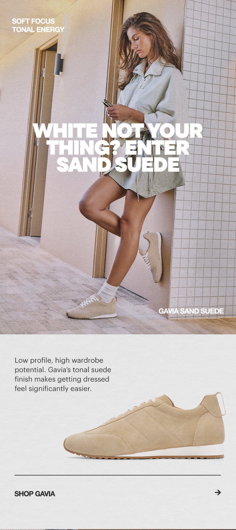 Gavia, Sand Suede