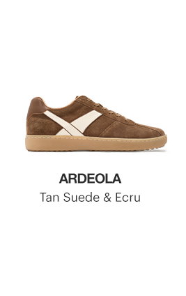 Ardeola, Tan Suede & Ecru