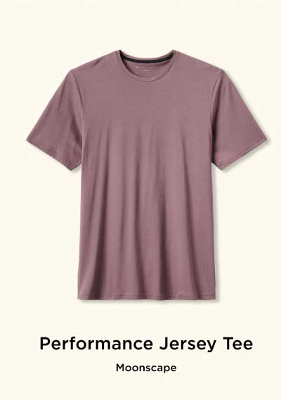 Performance Jersey Tee - Moonscape