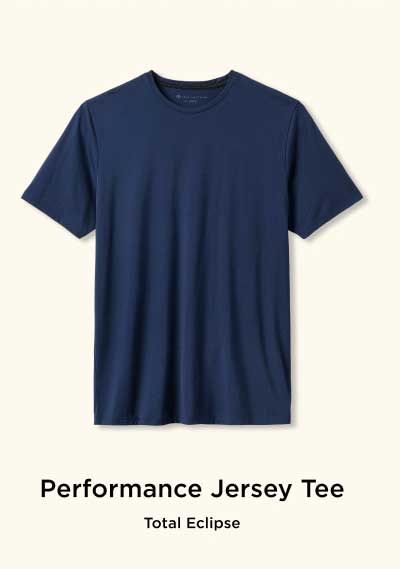Performance Jersey Tee - Total Eclipse