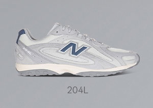 204L Sneakers in Grey/Navy Blue