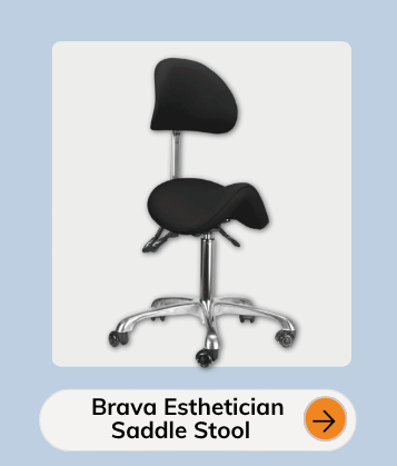 Brava Esthetician Saddle Stool