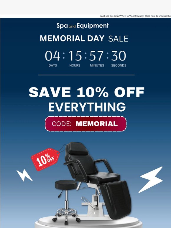 SAVE 10% OFF EVERYTHING 🚨 Memorial Day Sale!