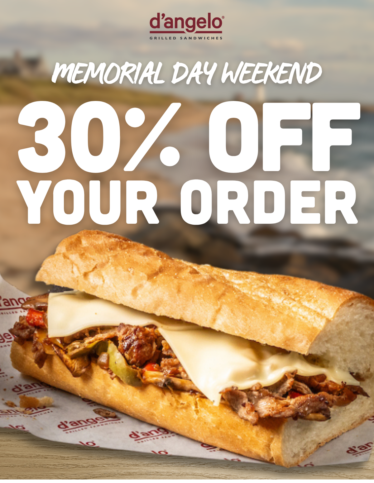 30% OFF your order