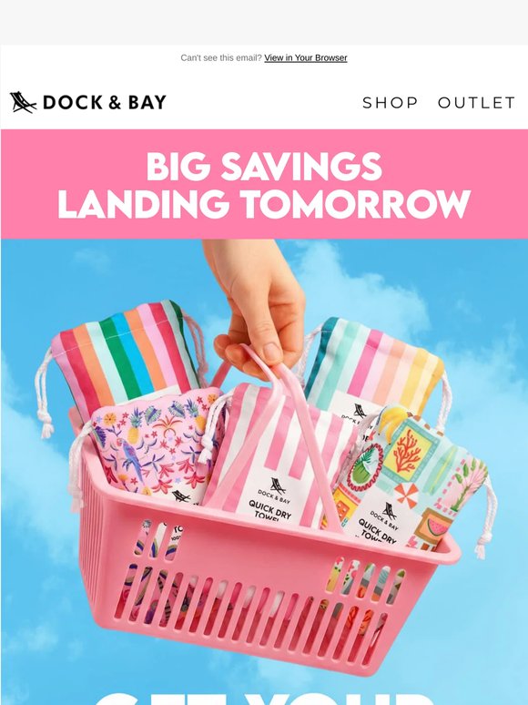 Get your baskets ready! 🛍️ 🛒