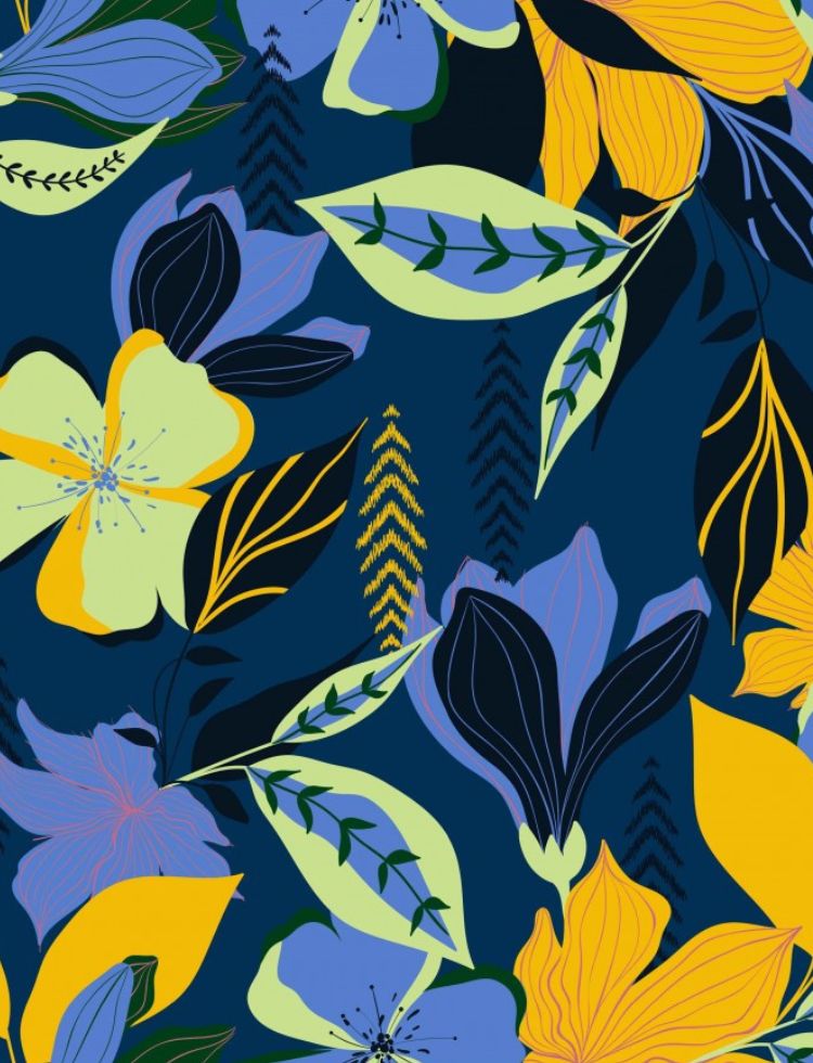 Minerva Exclusive Pollen Passion Viscose Challis