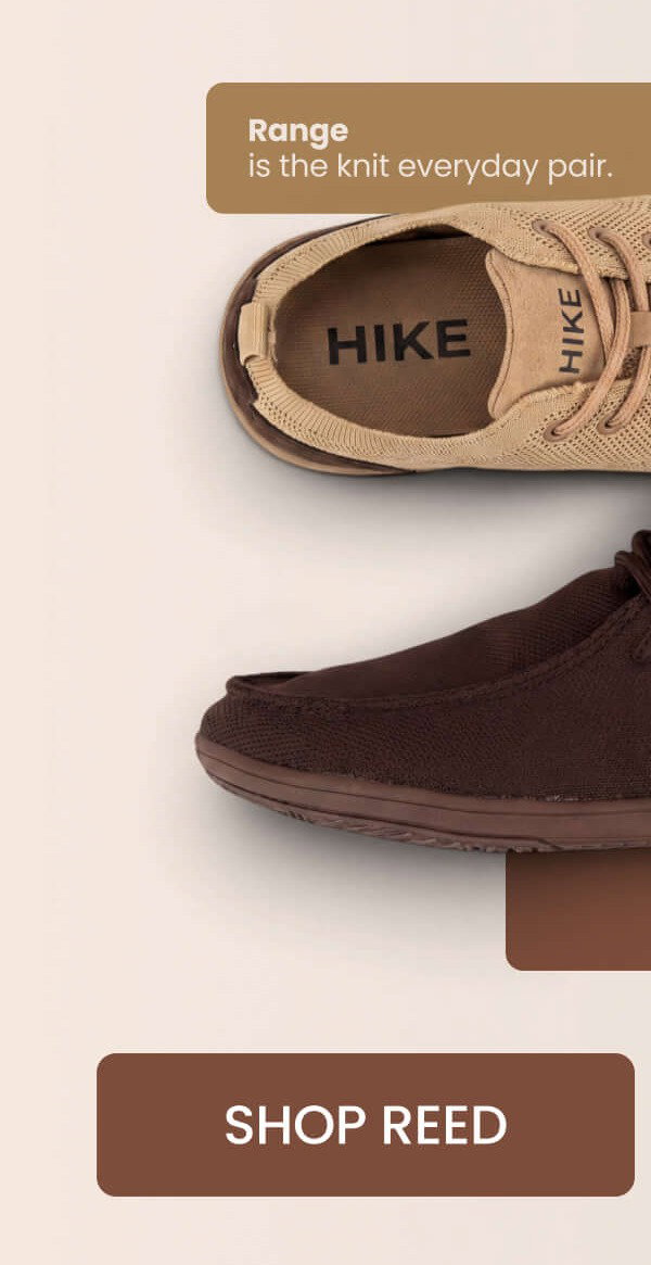 Range is the knit everyday pair.