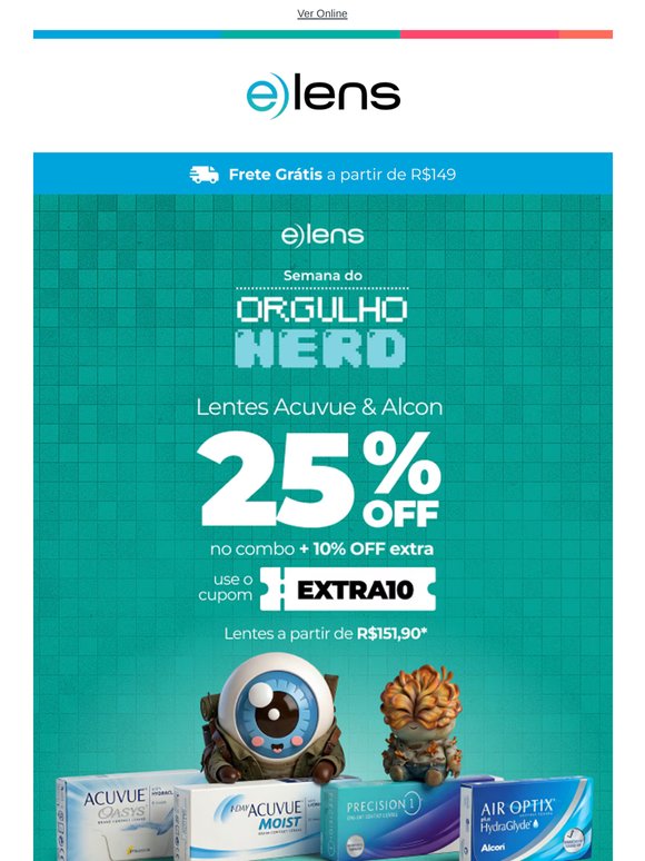 Combos de Lentes de Contato com 35% OFF