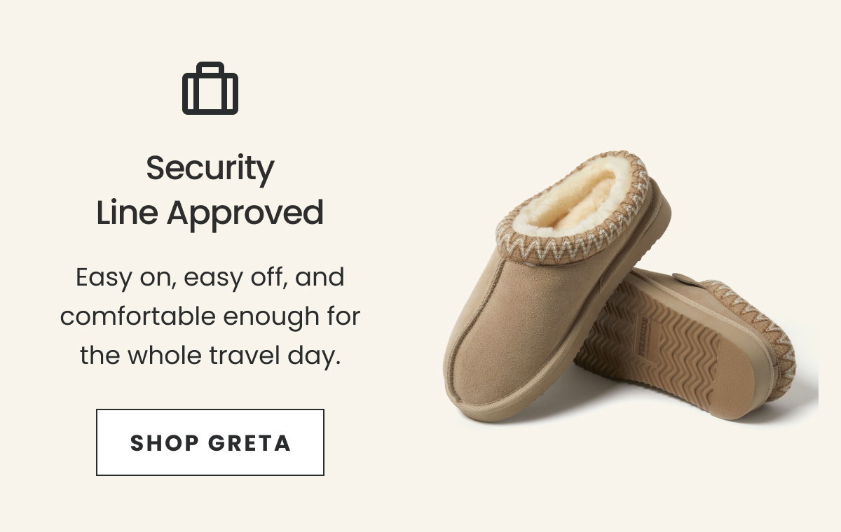 Security Line Approved | Shop Greta >