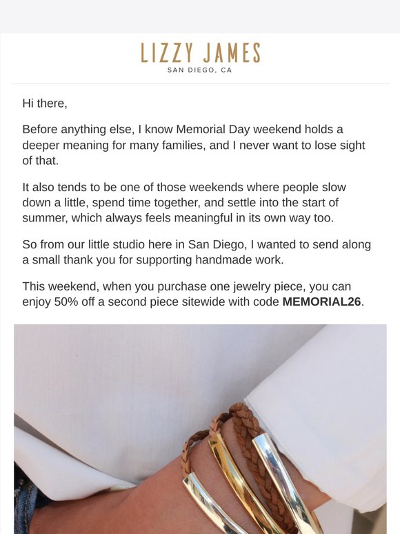 A little Memorial Day weekend note