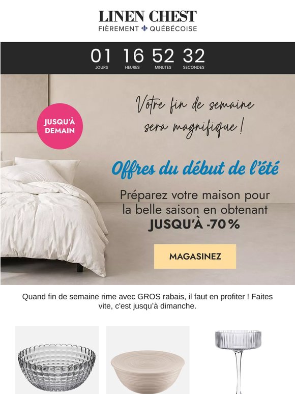 🌺Fin des offres du début d'été demain !