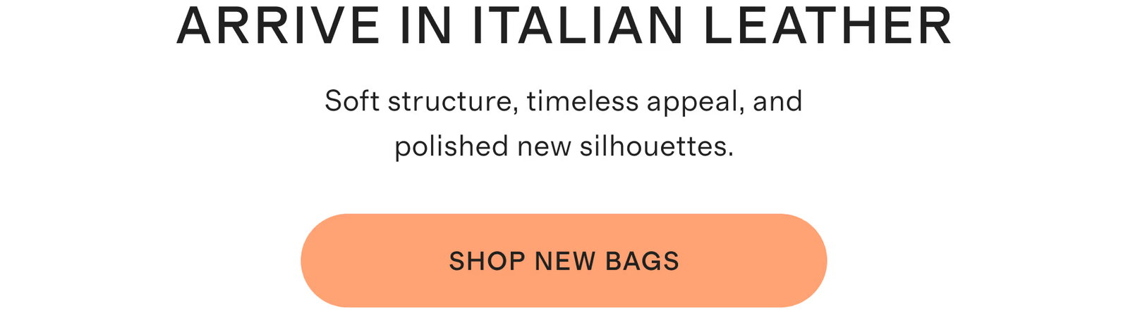 ARRIVE IN ITALIAN LEATHER