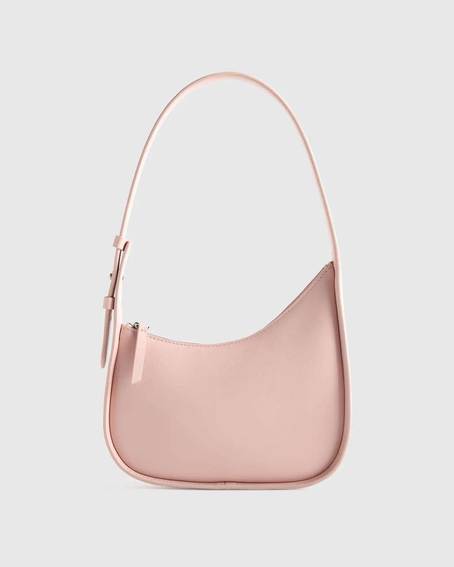 Italian Leather Asymmetrical Mini Shoulder Bag