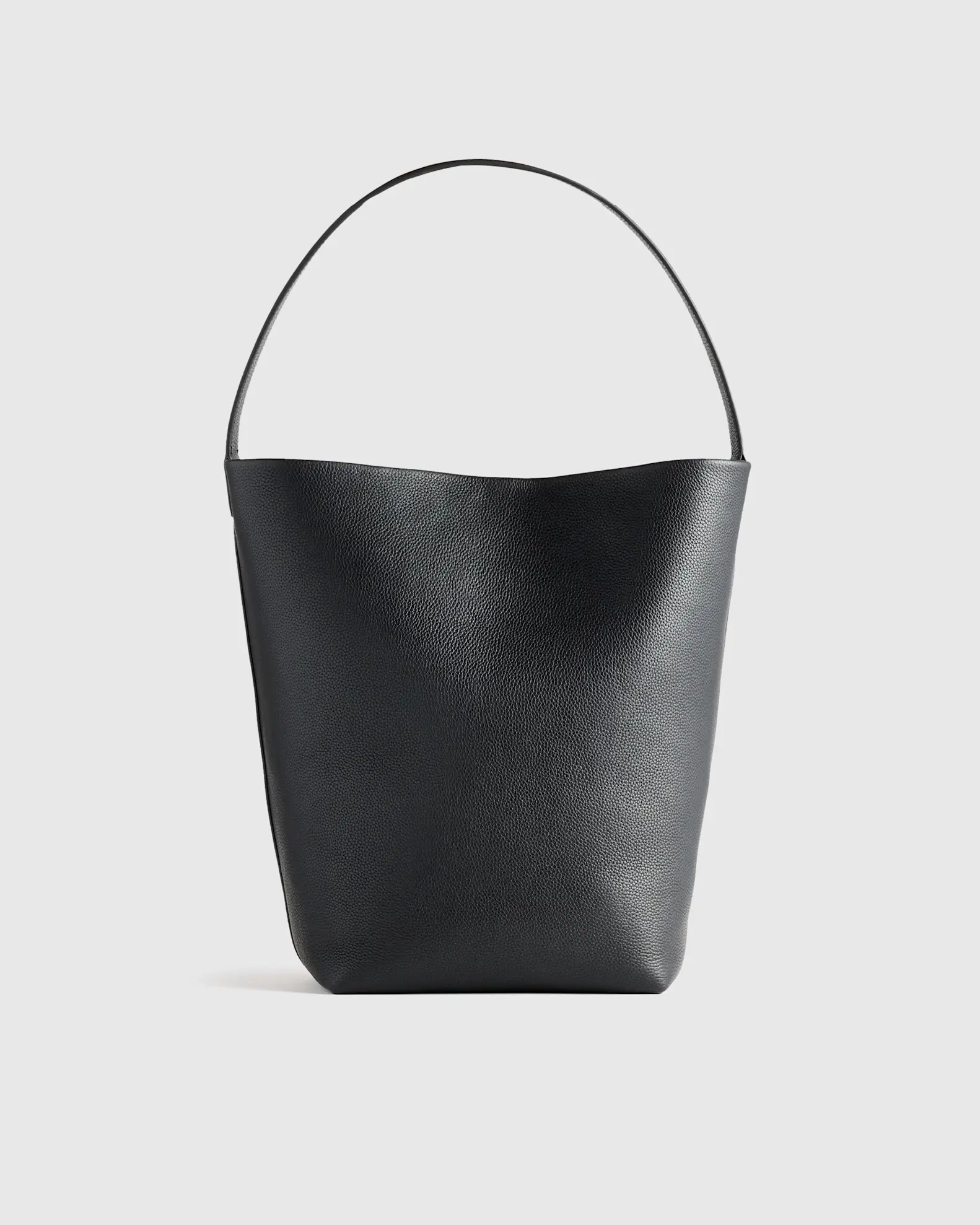 Italian Leather Large Soft Bucket Shoulder Bag