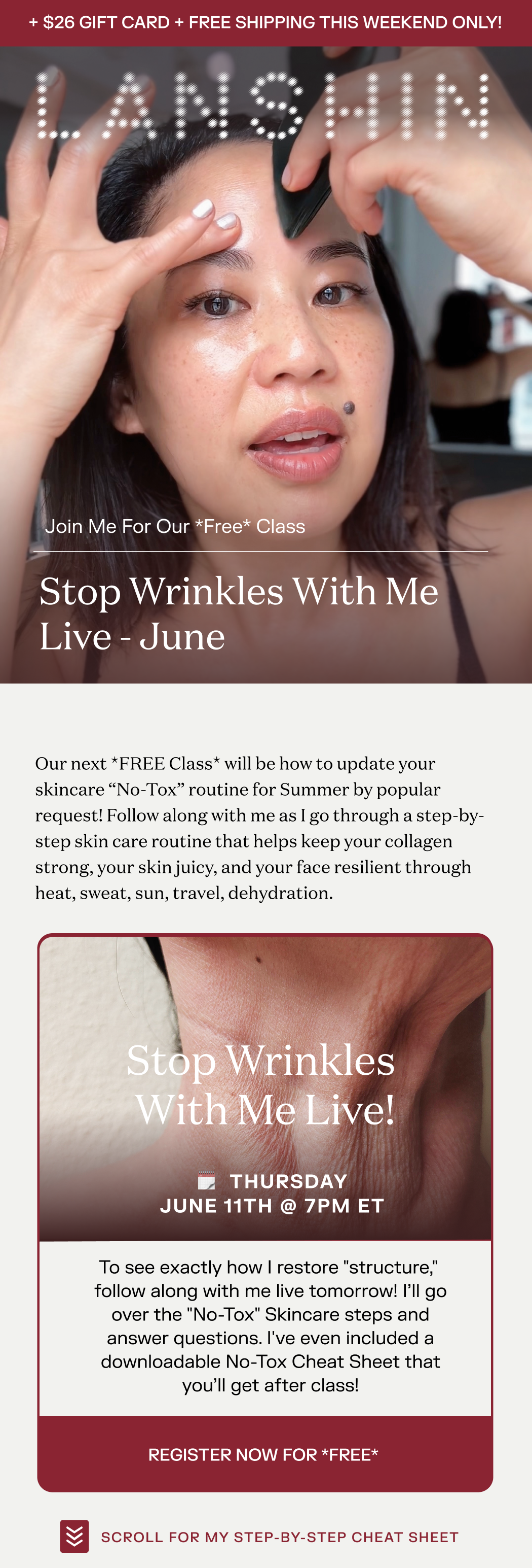 stop wrinkles