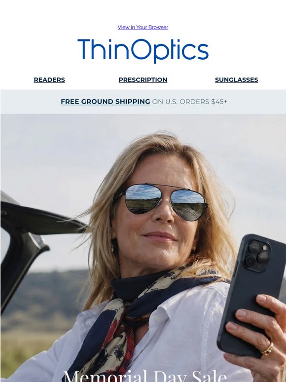 Enjoy 30% off Sitewide Memorial Day Weekend