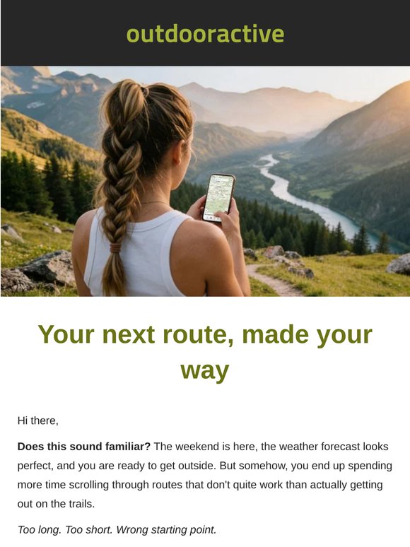 Still looking for the right route?