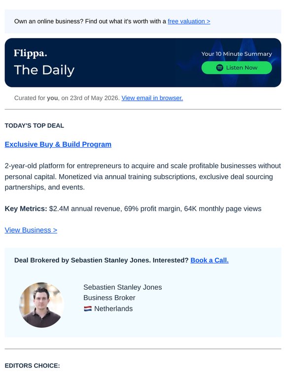 $2.4M Buy & Build Program + 19-Yr 3D Shorts Channel + 130K Email Subs Activewear Brand