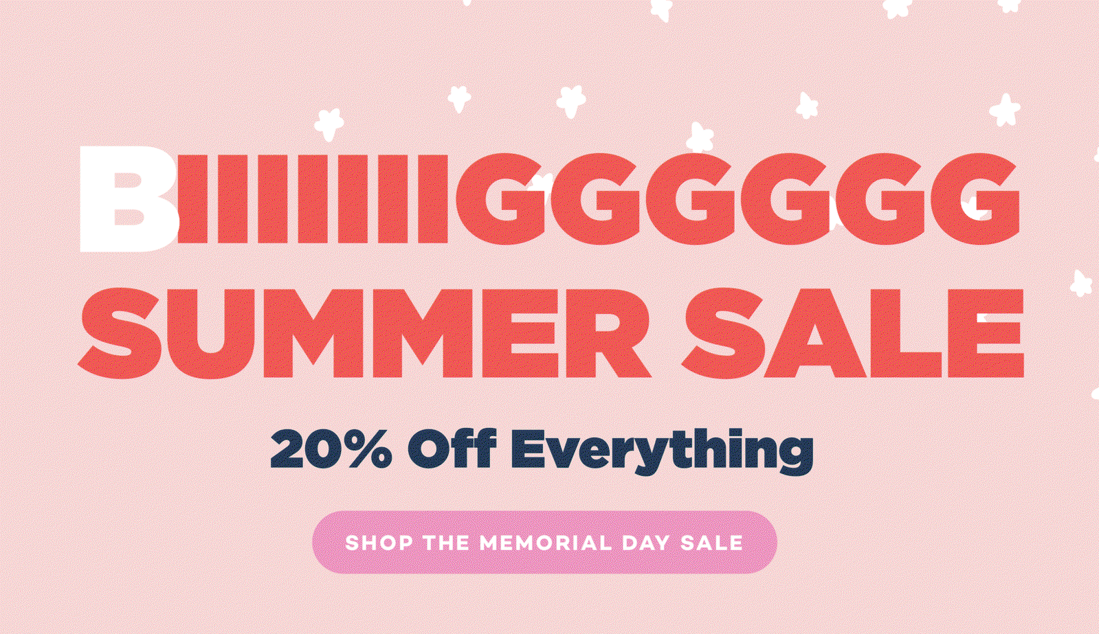 BIG summer sale - 20% off everything