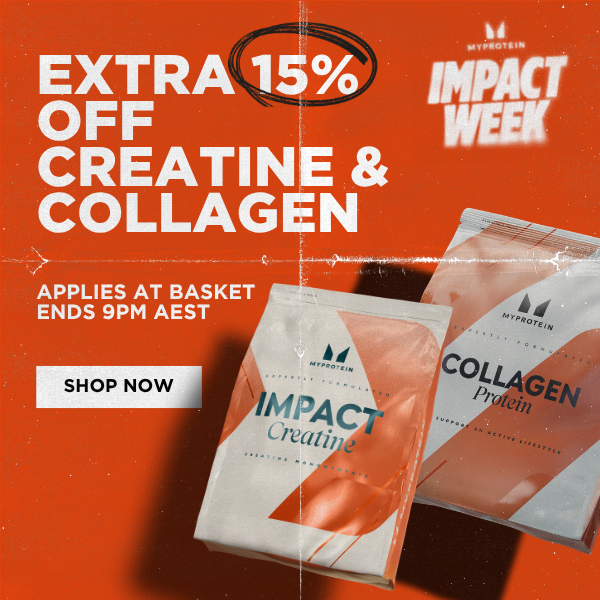 Extra 15% off creatine and collagen